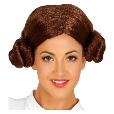 PELUCA PRINCESA GALACTICA  MARRON 4575
