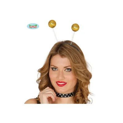 DIADEMA BOLAS ORO 16630