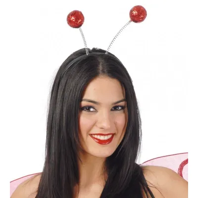 DIADEMA BOLAS ROJAS 16626