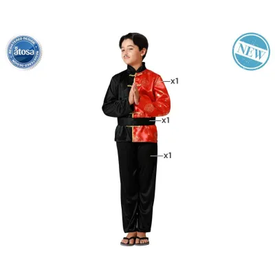 DISFRAZ CHINO NEGRO T-5-6 76586