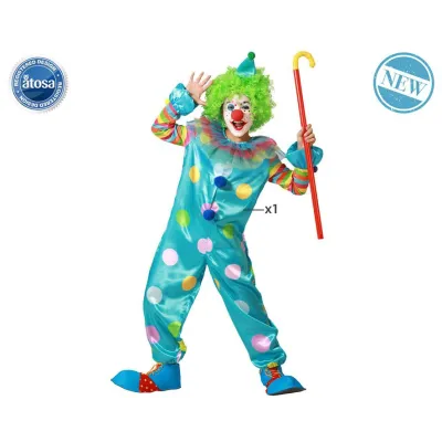 DISFRAZ PAYASO MULTICOLOR T-7-9 76651