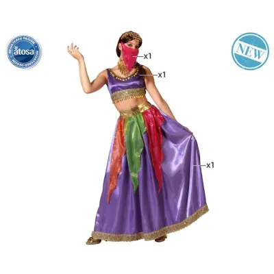 DISFRAZ ADULTO BAILARINA ARABE T-XS 76661