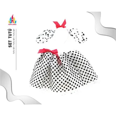 CONJUNTO TUTU Y DIADEMA DALMATA 70533