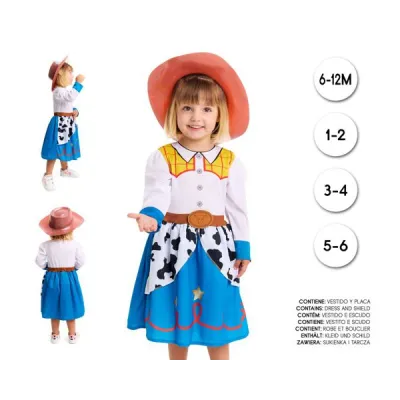 DISFRAZ BEBE VAQUERA T-1-2 27138