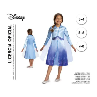 DISFRAZ ELSA FROZEN  T-3-4  159249M