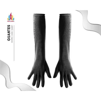 GUANTE LARGO NEGRO 18488