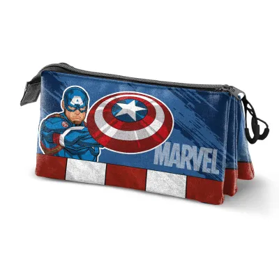 PORTATODO TRIPLE CAPITAN AMERICA 06310