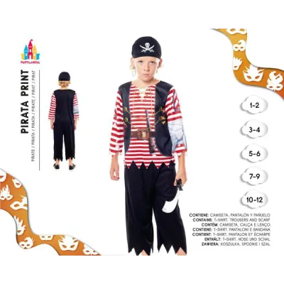 DISFRAZ PIRATA T-5-6 21185