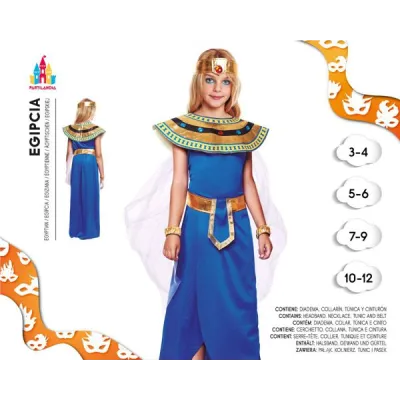 DISFRAZ EGIPCIA T-5-6 21873