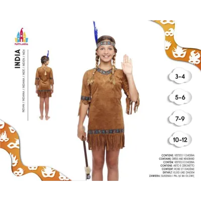 DISFRAZ INDIA T-5-6 21908