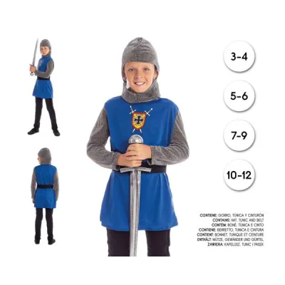 DISFRAZ CABALLERO AZUL T-5-6 21915