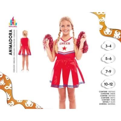 DISFRAZ ANIMADORA T-7-9 23642