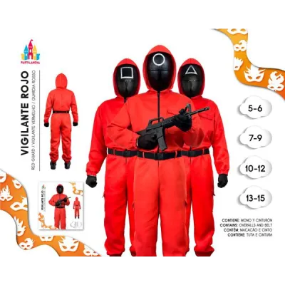 DISFRAZ MONO ROJO T-10-12 24410