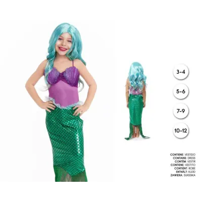 DISFRAZ SIRENITA T-5-6 25793