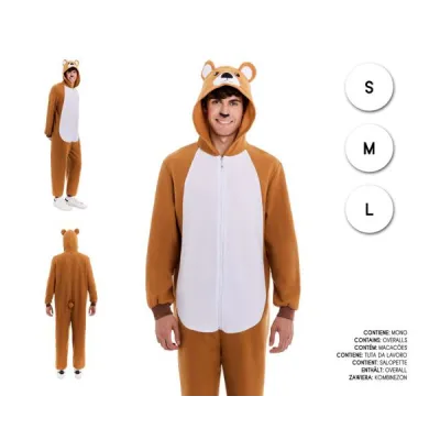 DISFRAZ ADULTO OSO PARDO T-M 26763