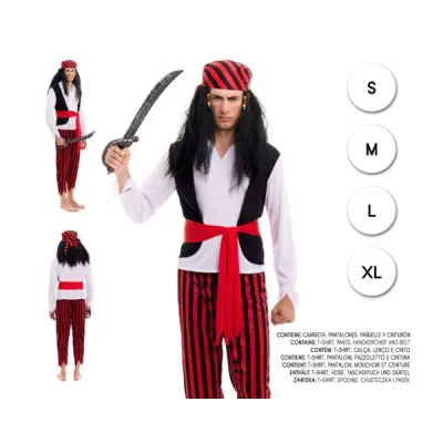 DISFRAZ ADULTO PIRATA T-M 26861