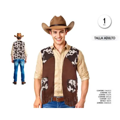 CHALECO ADULTO MARRON 33116