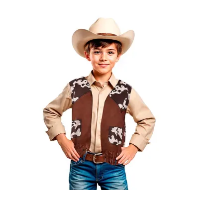 CHALECO INFANTIL MARRON 33117