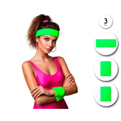 SET DEPORTIVO AÑOS 80 VERDE 33235