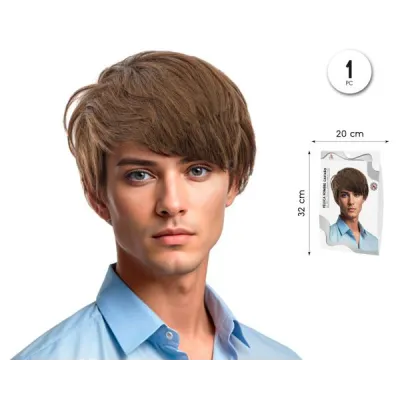 PELUCA HOMBRE CASTAÑA 72552