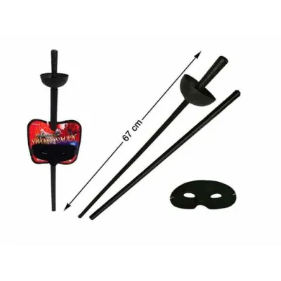  FLORETE CON FUNDA Y ANTIFAZ 25635