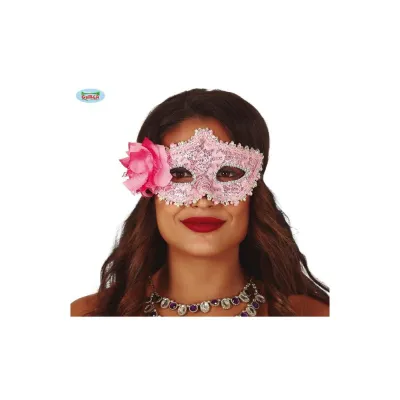 ANTIFAZ ROSA CON FLOR 12947