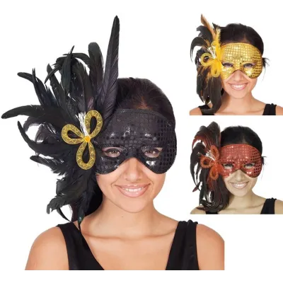 ANTIFAZ PAVO REAL ORO 029613-ORO