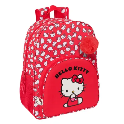 MOCHILA HELLO KITTY ROJA 42CM 612516180