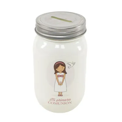 HUCHA DE CRISTAL COMUNION NIÑA 2139524