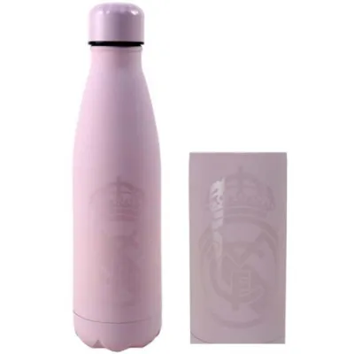 BOTELLA ACERO INOX. REAL MADRID ROSA 600ML B-73-RM