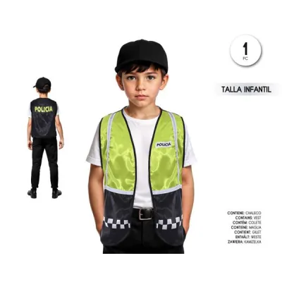 CHALECO INFANTIL POLICIA 33131