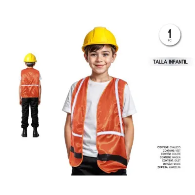 CHALECO INFANTIL OBRA NARANJA 33133