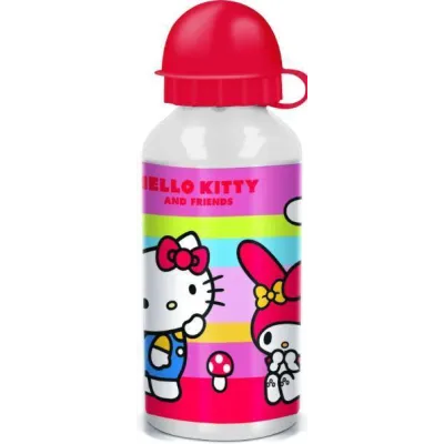 BOTELLA ALUMINIO HELLO KITTY Y AMIGOS 400ML 28340