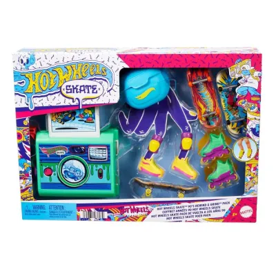 HOTWHEELS SKATE PACK DE VUELTA A LOS 90 HXP57