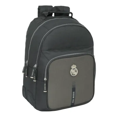 MOCHILA TRIPLE REAL MADRID GRIS 42CM 612524773