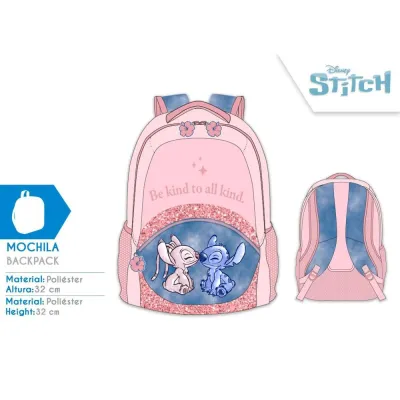 MOCHILA STITCH 42CM. ST00022