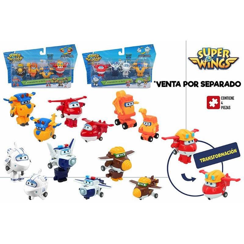 PACK  4 SUPER WINGS TRANSFORMABLE  43952