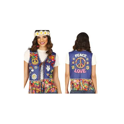 CHALECO ADULTO HIPPIE 27143
