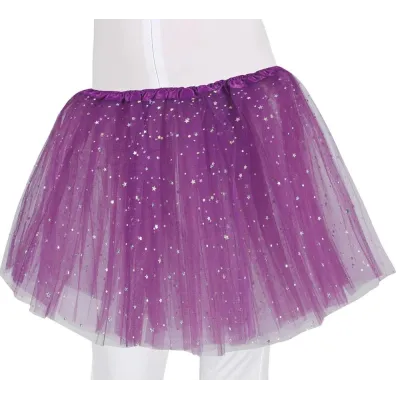 TUTU ESTRELLAS LILA 30CM 17469