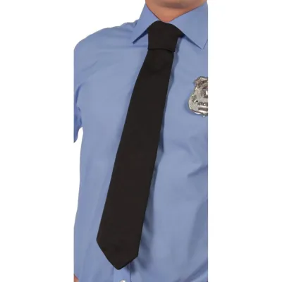 CORBATA NEGRA 45CM 16584