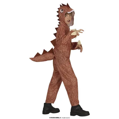 DISFRAZ DINOSAURIO MARRON T-7-9 81043