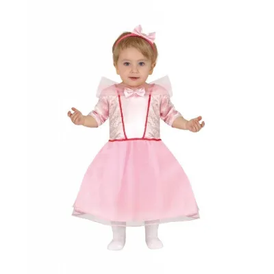 DISFRAZ PRINCESA ROSA T-6-12 87829