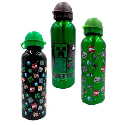 BOTELLA ALUMINIO MINECRAFT 500ML MC00026