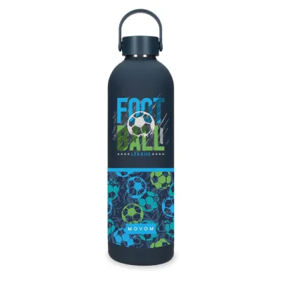 BOTELLA ACERO MOVOM 750ML FUTBOL 318314B
