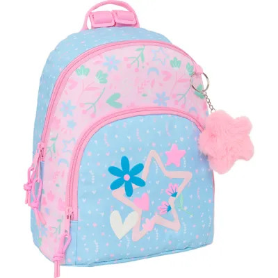 MINI MOCHILA SMILE ESTRELLAS 25CM 642527846
