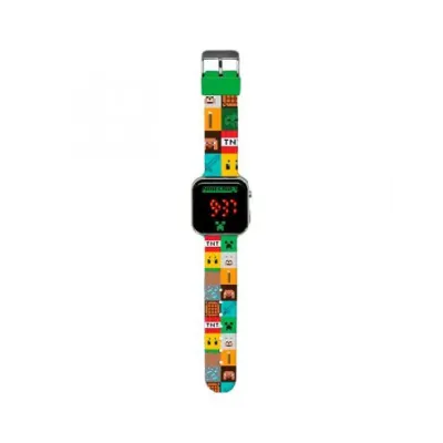 RELOJ LED MINECRAFT MIN4272