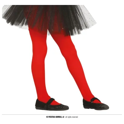 PANTYS INFANTILES ROJOS T 7-12 17167