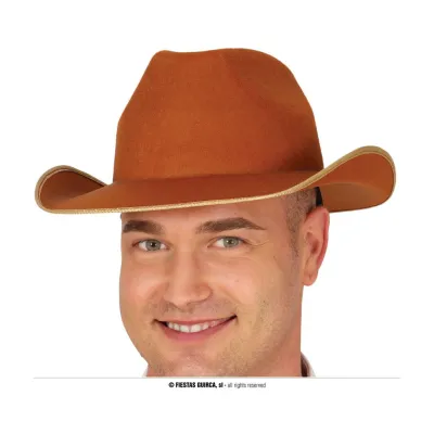 SOMBRERO ADULTO  VAQUERO 13548