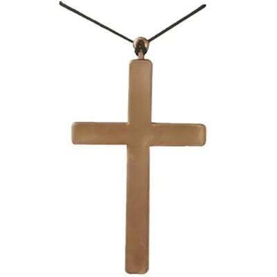 CRUZ MONJE DORADA 14175