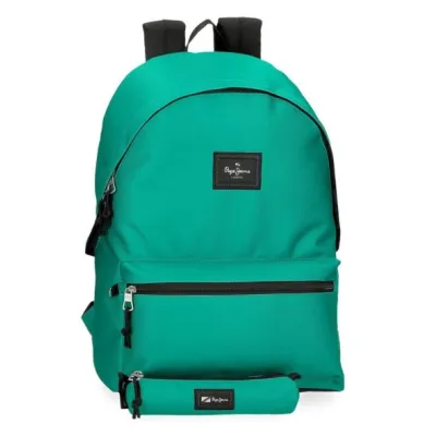MOCHILA PEPE JEANS VERDE 44CM  63392C6